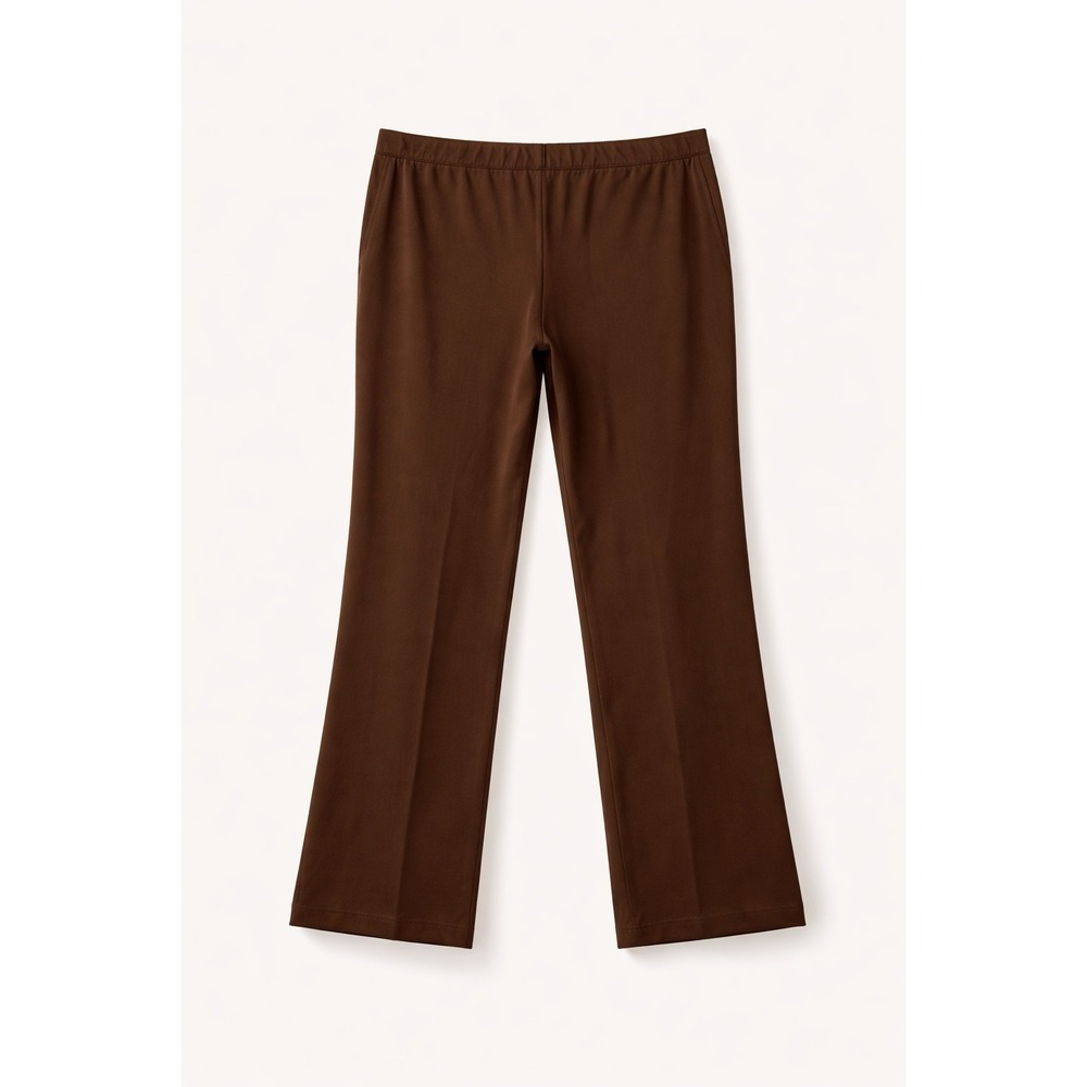 Susan Graver Liquid Knit Crop Pants 2XP Modern Essential Wide Leg Pull On Travel